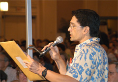 Dr. Akaka testifying at AMA